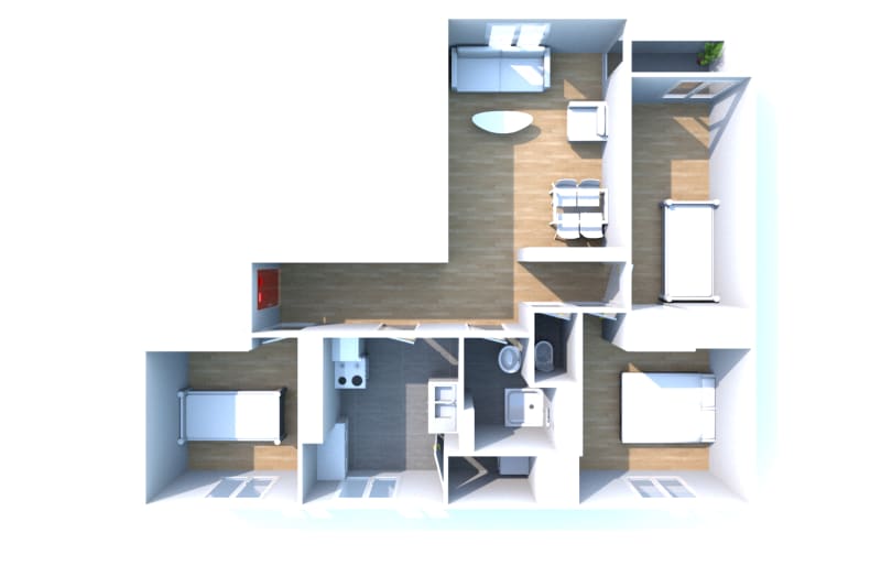 À louer appartement T4 à Notre-Dame-de-Bondeville - Image 9