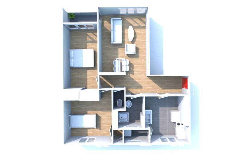 Appartement T3 à louer à Notre-Dame-de-Bondeville - Image 3