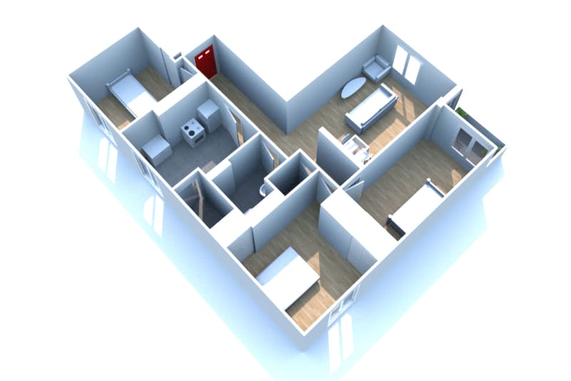 Appartement 4 pièces à louer à Notre-Dame-de-Bondeville - Image 2