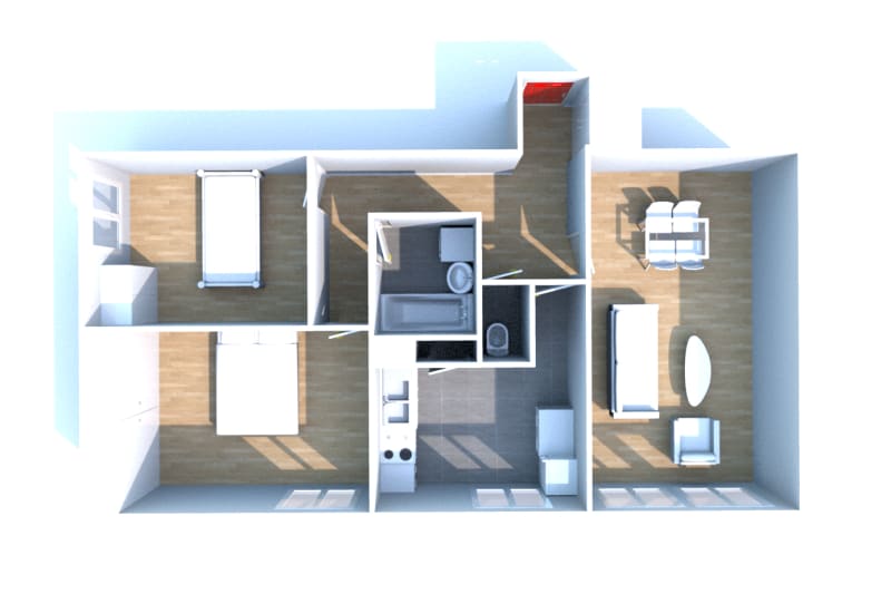 À louer appartement T3 à Notre-Dame-de-Bondeville - Image 3