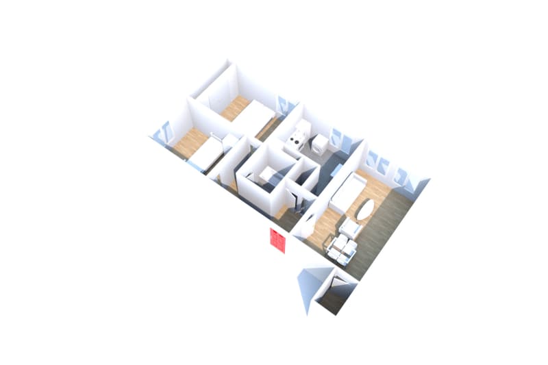 Location d'un appartement T3 à Notre-Dame-de-Bondeville - Image 2
