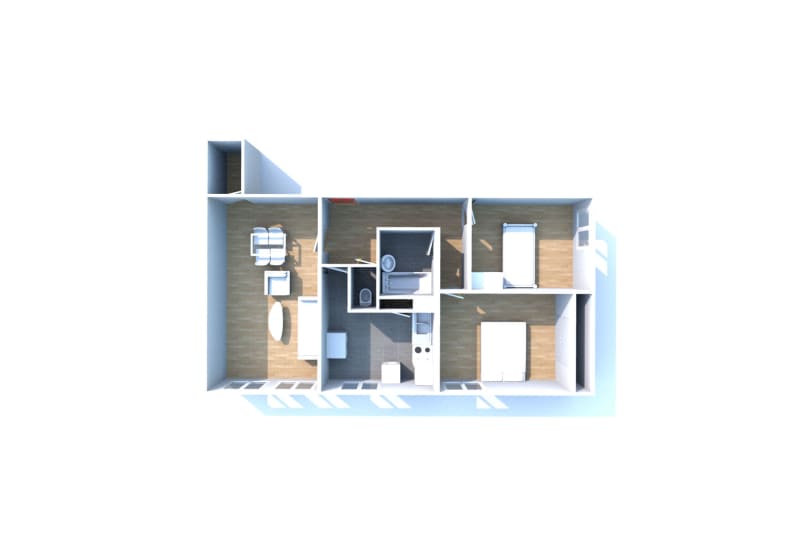 Location d'un appartement T3 à Notre-Dame-de-Bondeville - Image 3
