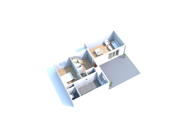 Appartement T4 duplex à Franqueville-Saint-Pierre en location - Image 2