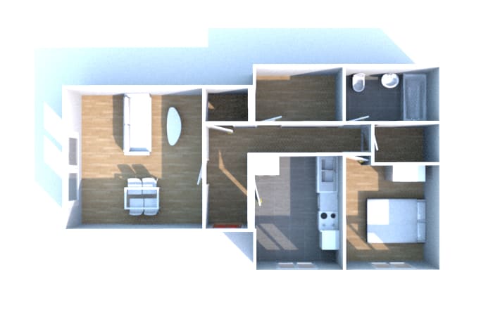 Location appartement T2 à Franqueville-Saint-Pierre - Image 3