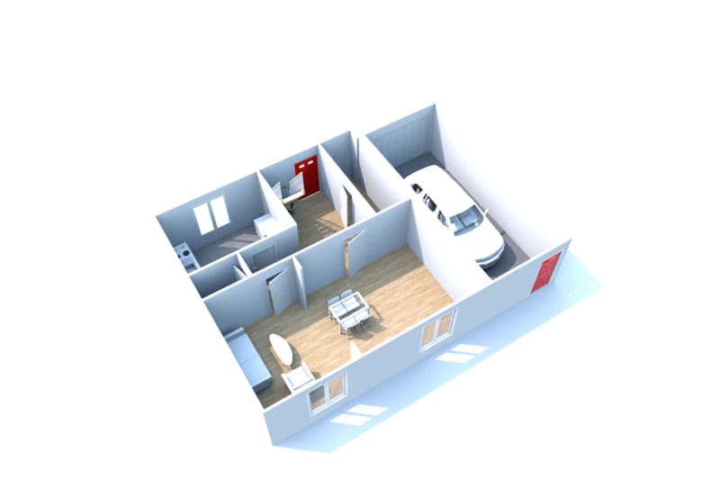 Pavillon F4 en location à Ocqueville - Image 1