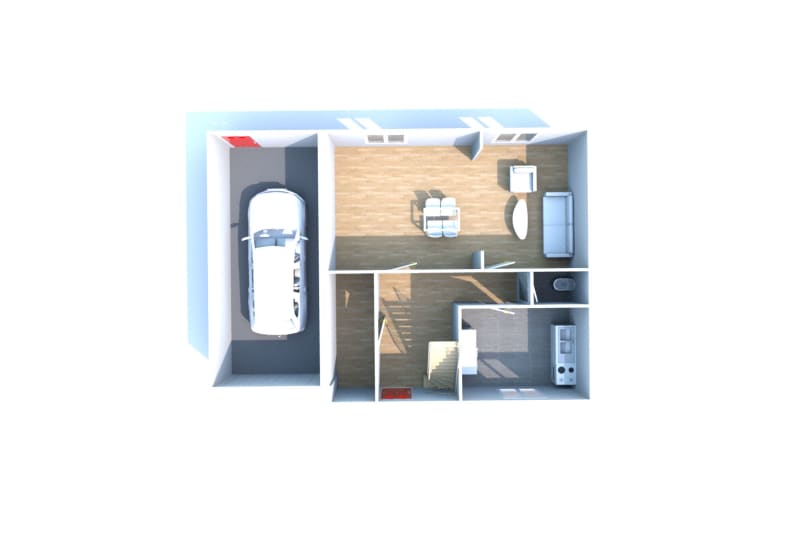 Pavillon F4 en location à Ocqueville - Image 2