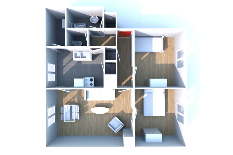 Location T3 appartement à Octeville-sur-Mer - Image 3
