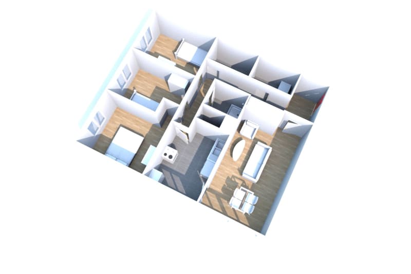 À louer à Oissel : appartement de 4 pièces - Image 2