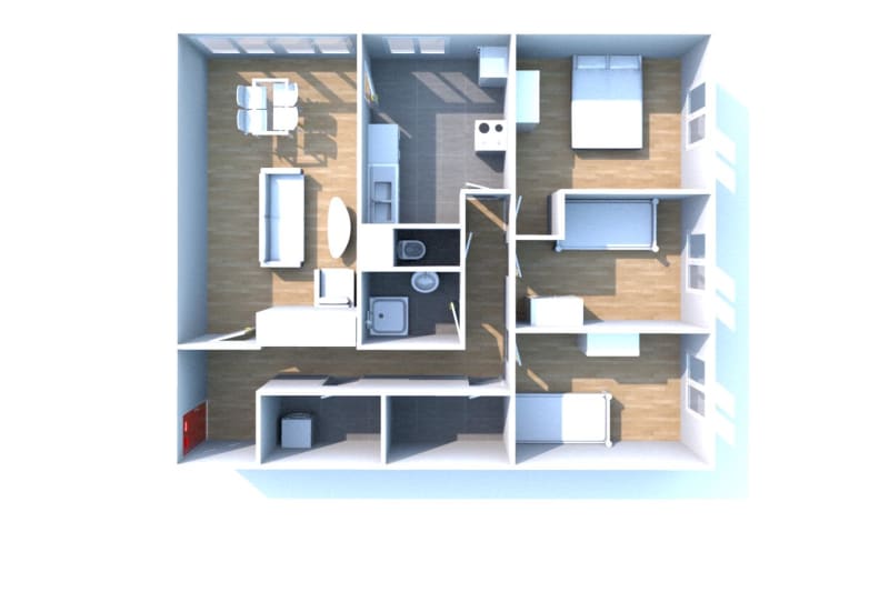 À louer à Oissel : appartement de 4 pièces - Image 3