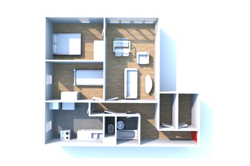 Oissel T3 appartement à louer - Image 3