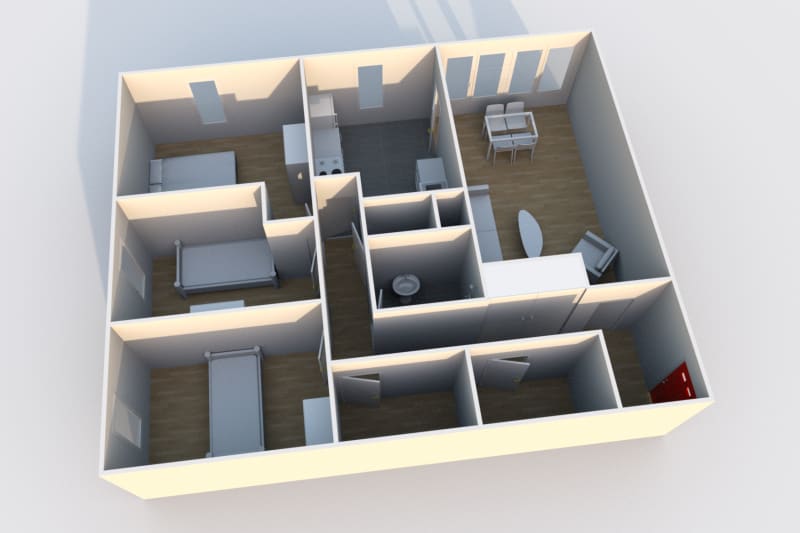 Appartement F4 en location à Oissel - Image 4