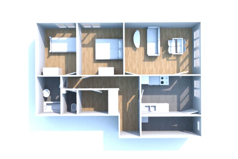À Oissel : location d'un appartement T3 - Image 3