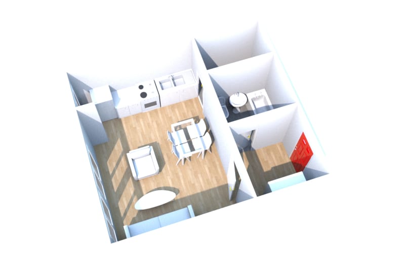 Location studio à Oissel - Image 2