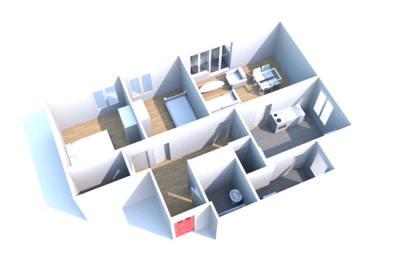 Appartement T3 à louer à Oissel - Image 2