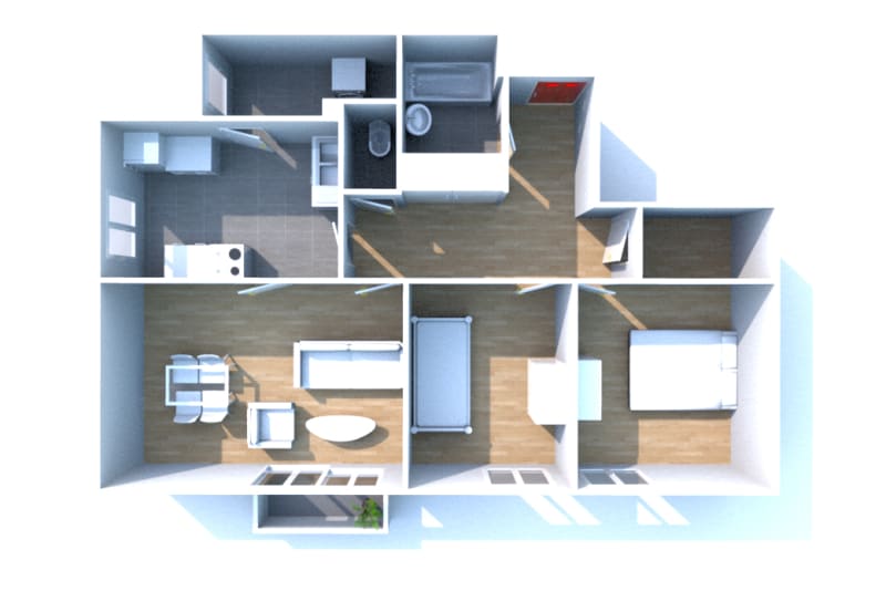 Appartement T3 à louer à Oissel - Image 3