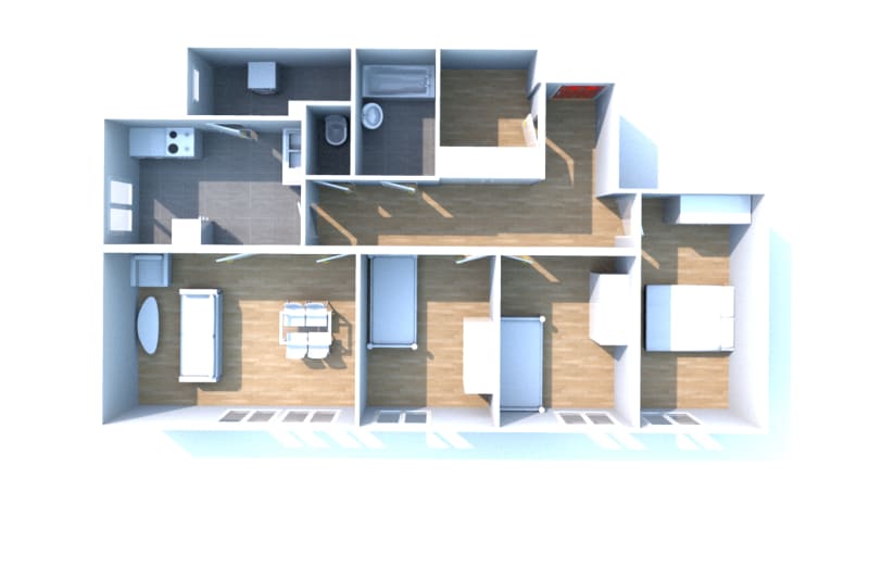 À Oissel, à louer un appartement T4 - Image 3