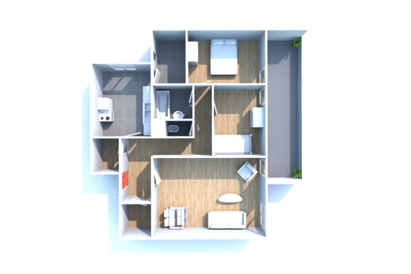 Location appartement T3 à Oissel - Image 3