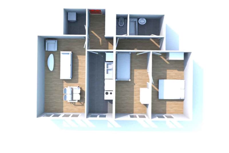 À Petit-Couronne : location appartement T3 - Image 3