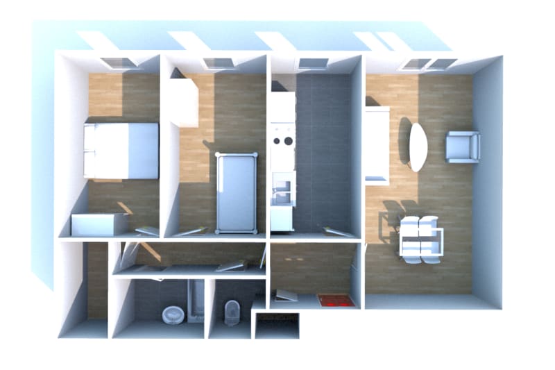 À louer : appartement T3 à Petit-Couronne - Image 3