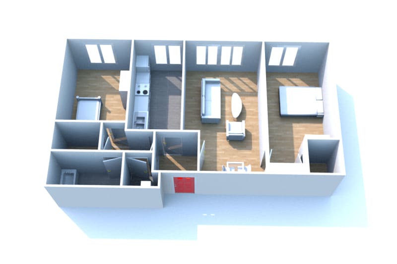 Appartement de 3 pièces à louer à Petit-Couronne - Image 2