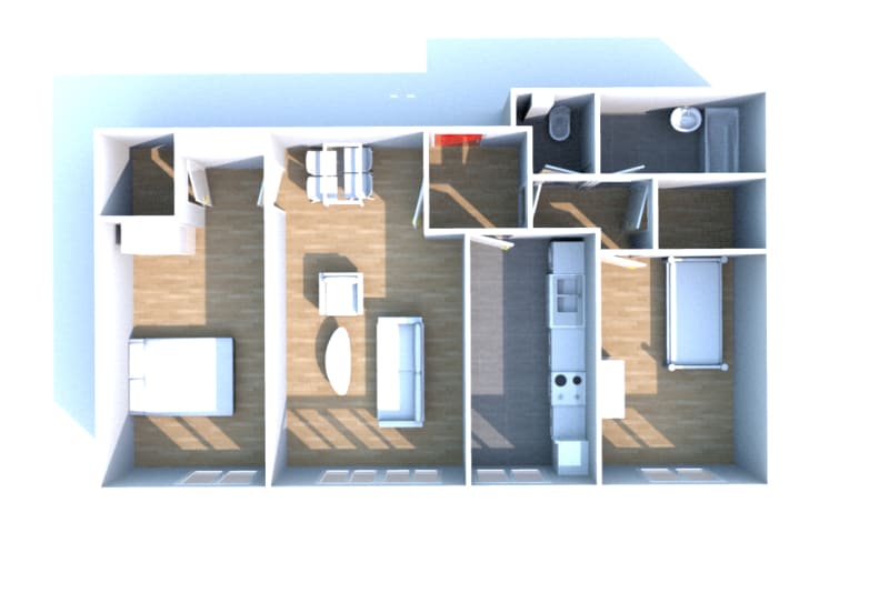 Appartement de 3 pièces à louer à Petit-Couronne - Image 3
