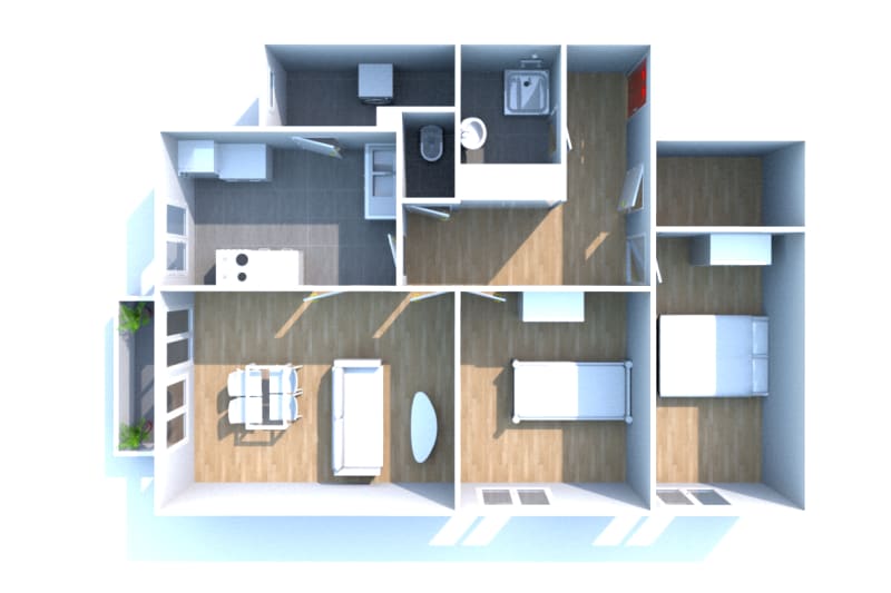 Appartement 3 pièces à louer à Petit-Couronne - Image 3