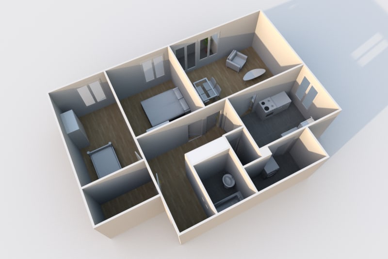 Appartement F3 en location à Petit-Couronne - Image 3
