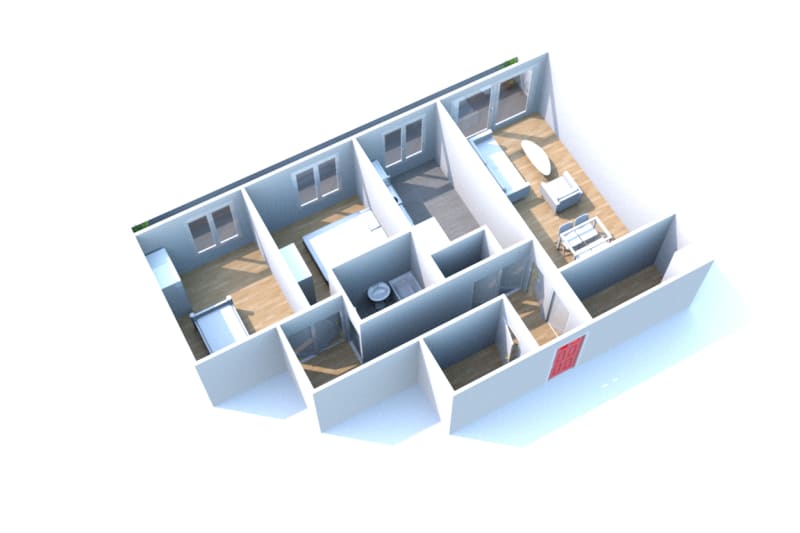 Location d'un T3 appartement à Petit-Couronne - Image 2