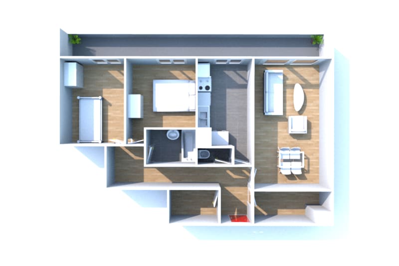 Location d'un T3 appartement à Petit-Couronne - Image 3