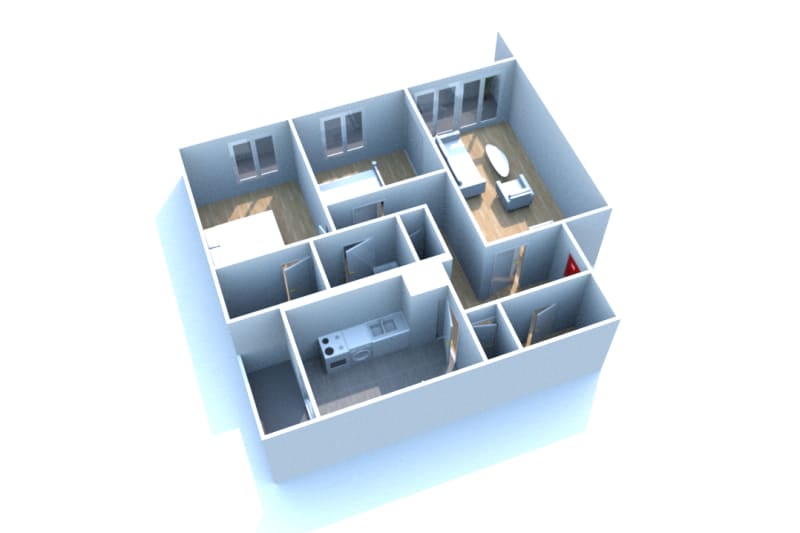 Petit-Couronne : location appartement T3 - Image 2