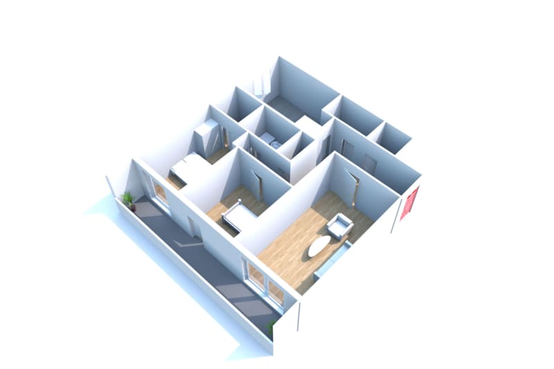 Appartement 3 pièces en location à Petit-Couronne - Image 2