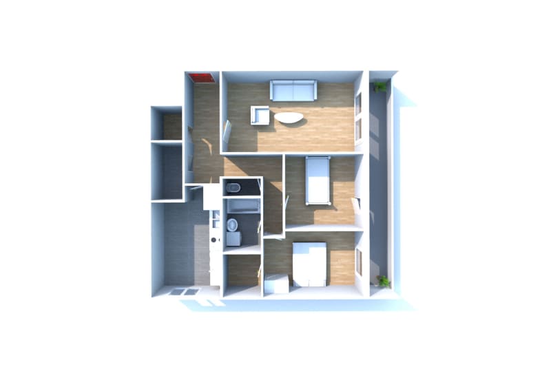 Appartement 3 pièces en location à Petit-Couronne - Image 3