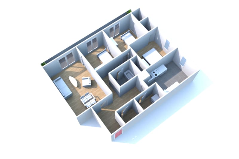 Location appartement F4 à Petit-Couronne - Image 2