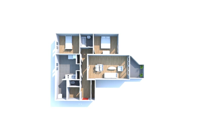 Appartement F3 à louer à Petit-Quevilly, proche d'un supermarché - Image 3