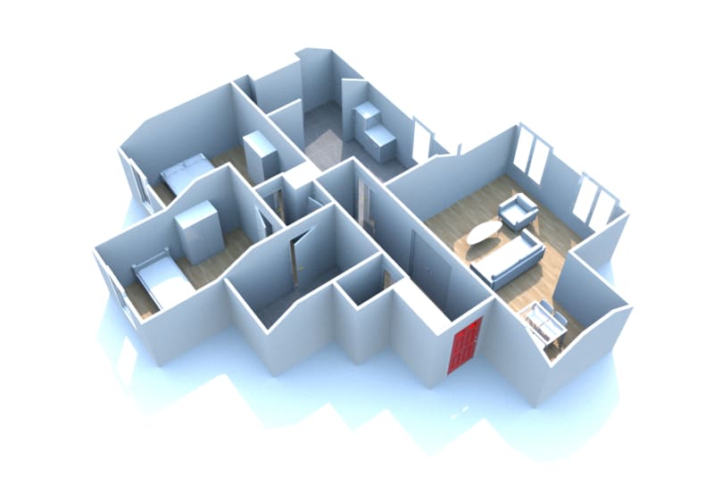 T3 appartement à Petit-Quevilly en location - Image 2