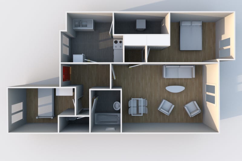 Appartement T3 en location à Ry - Image 3