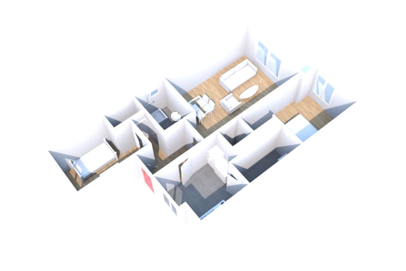 Location appartement Type 3 à Ry - Image 2