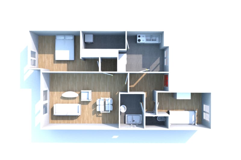 Location appartement Type 3 à Ry - Image 3