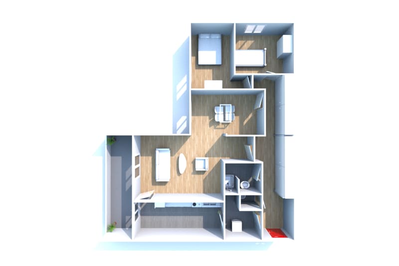 T4 appartement en location à Saint-Aubin-lès-Elbeuf - Image 3