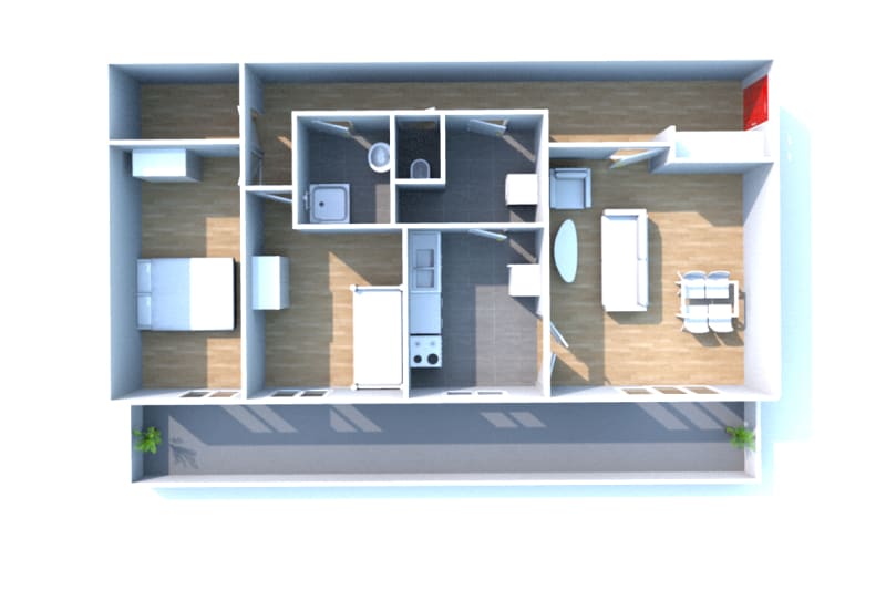 Location F3 appartement à Saint-Aubin-lès-Elbeuf - Image 3