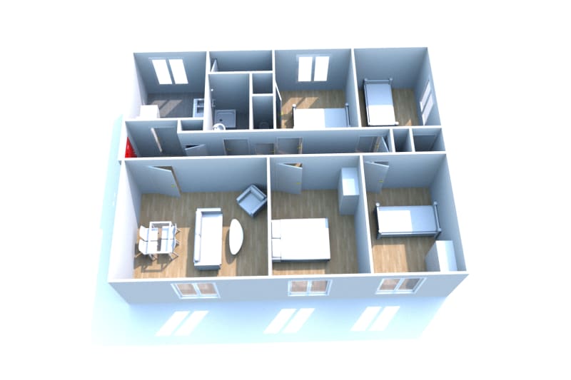 Appartement T5 à louer à Saint-Aubin-sur-Scie - Image 2