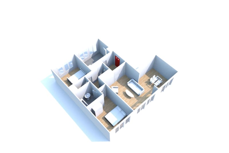 Grand T3 appartement location à Saint-Étienne-du-Rouvray - Image 1
