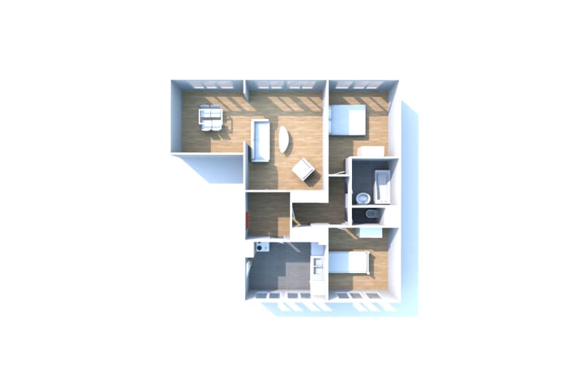Grand T3 appartement location à Saint-Étienne-du-Rouvray - Image 2