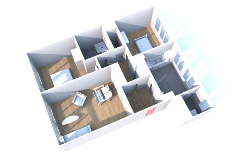 Appartement F3 en location à Saint-Étienne-du-Rouvray - Image 3