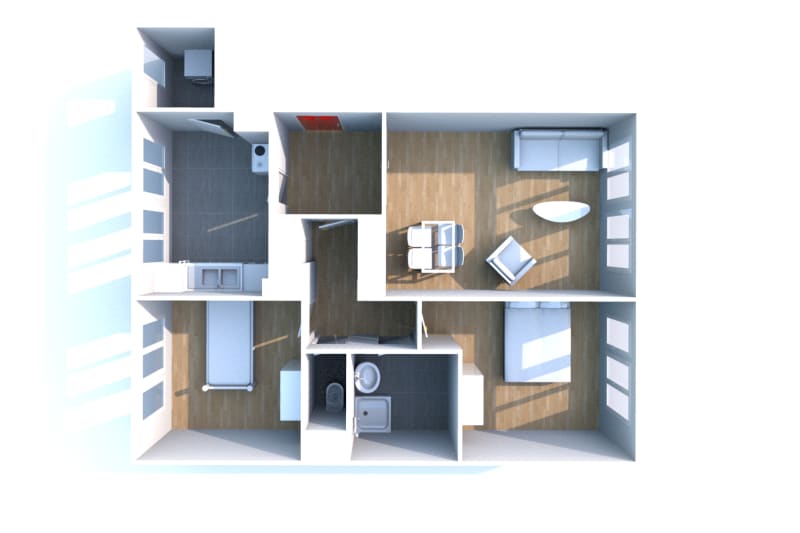 Appartement F3 en location à Saint-Étienne-du-Rouvray - Image 4