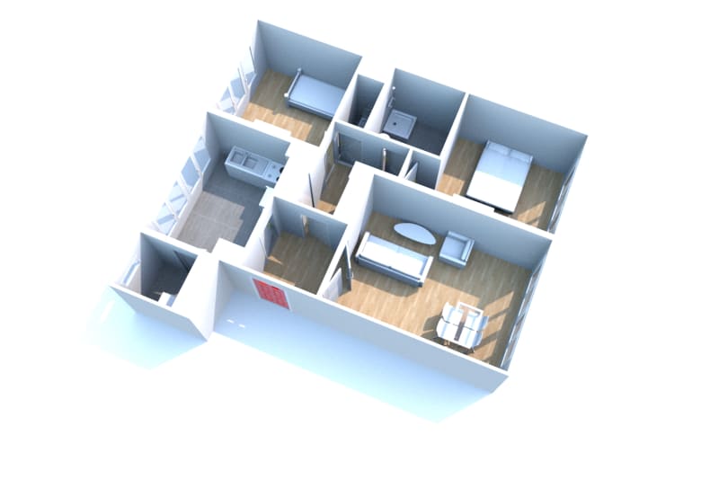 Saint-Étienne-du-Rouvray : location appartement F3 - Image 2