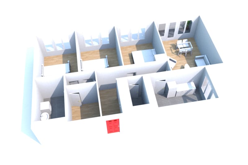 Location d'un appartement T4 à Saint-Étienne-du-Rouvray - Image 2