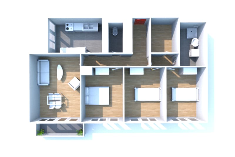 Location d'un appartement T4 à Saint-Étienne-du-Rouvray - Image 3