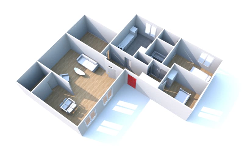 Grand appartement T4 à louer à Saint-Étienne-du-Rouvray - Image 2