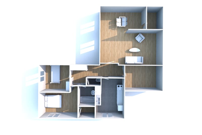 Grand appartement T4 à louer à Saint-Étienne-du-Rouvray - Image 3